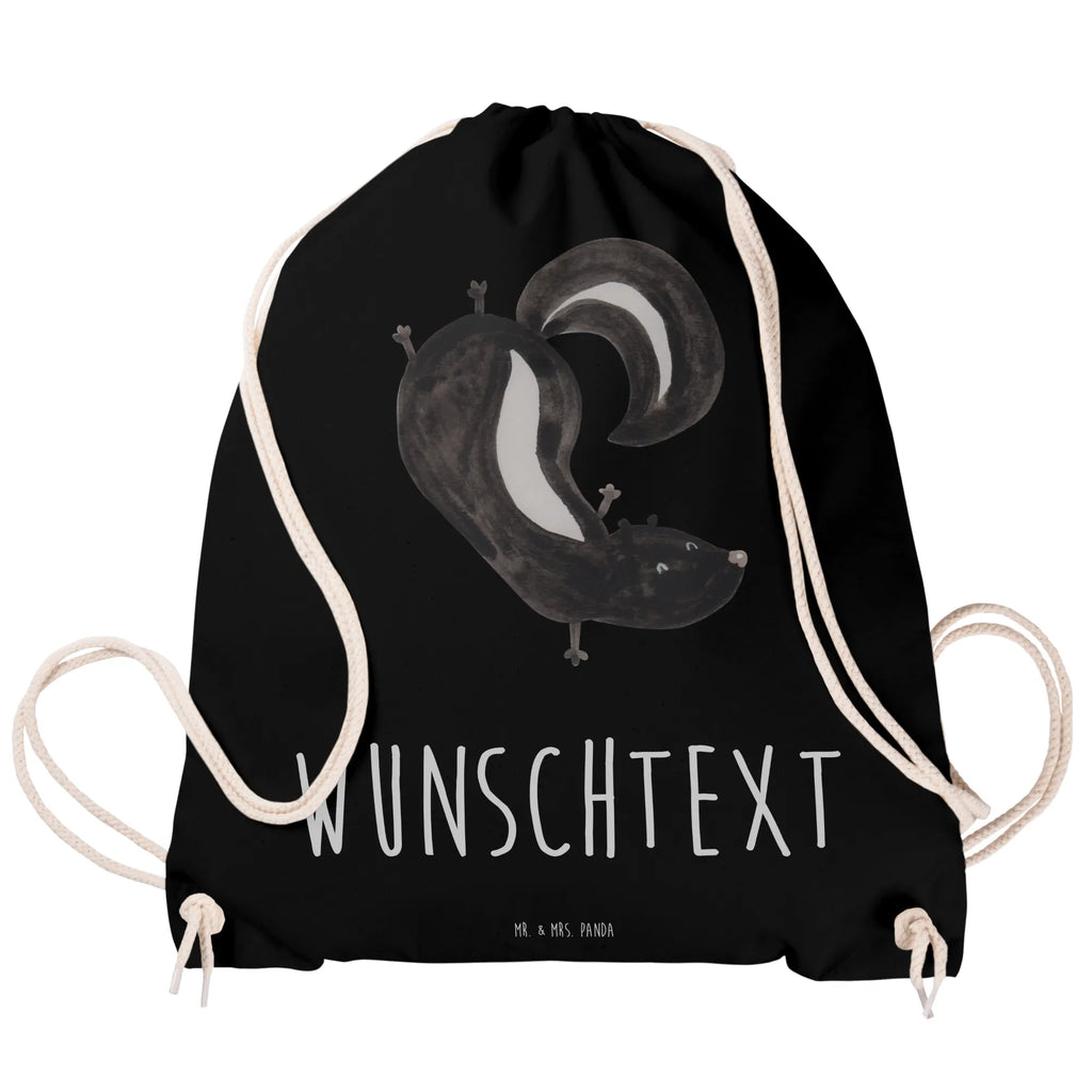 Personalized Sports Bag skunk handstand Skunk, skunk, predator, playground, playful, child, wild animal, stink