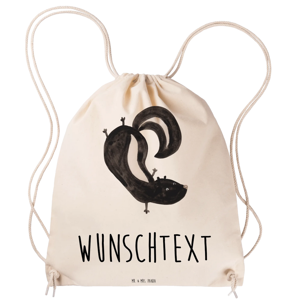 Personalized Sports Bag skunk handstand Skunk, skunk, predator, playground, playful, child, wild animal, stink