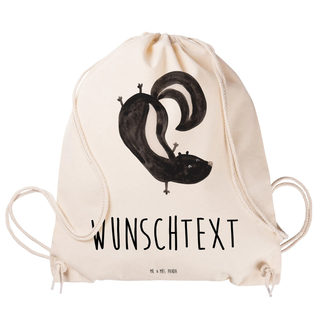 Personalized Sports Bag skunk handstand Skunk, skunk, predator, playground, playful, child, wild animal, stink