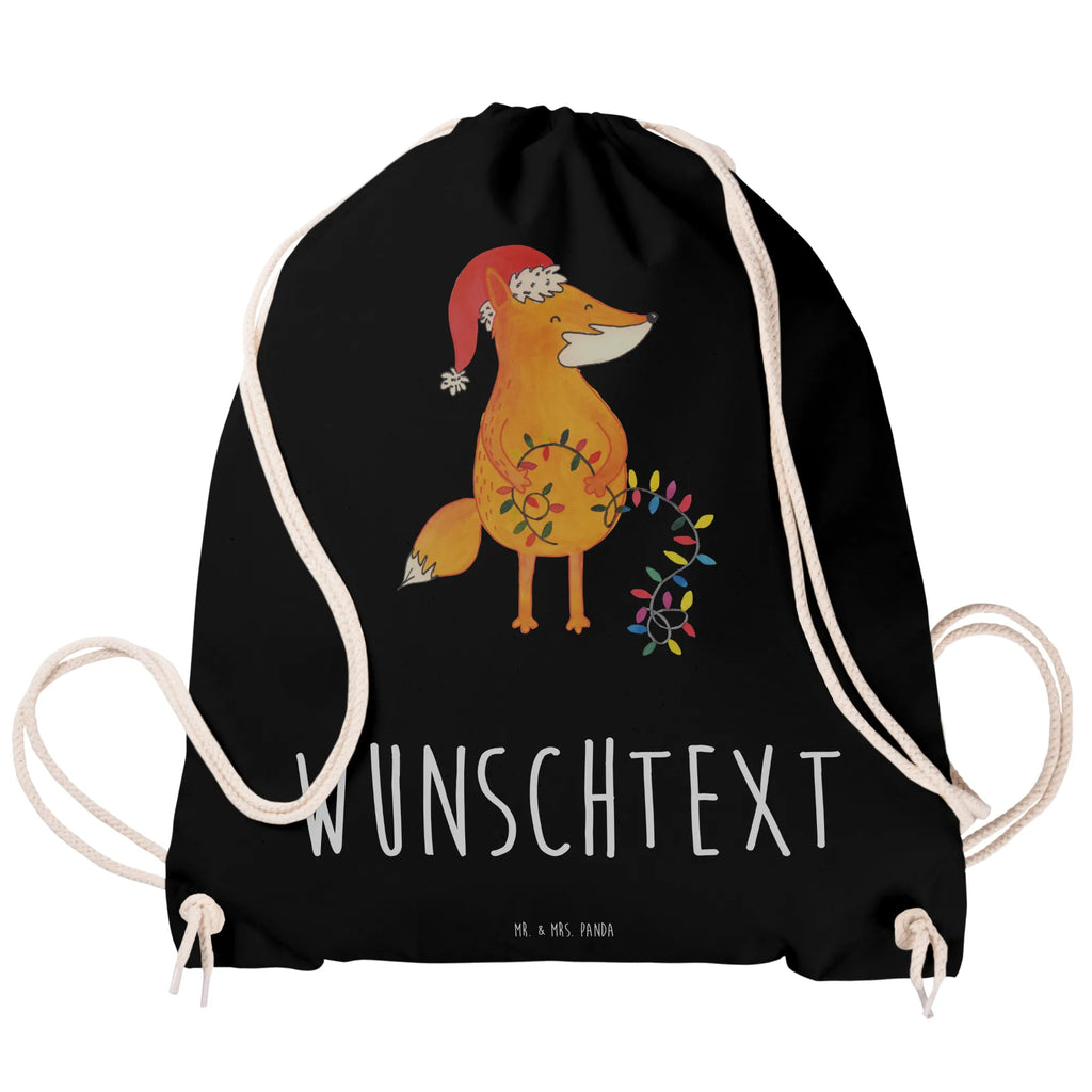 Personalized Sports Bag Fox Christmas Winter, Christmas, Christmas time, snow, Gift Christmas, Saying beautiful, Foxes, Santa Claus, Fox, Christmas Eve
