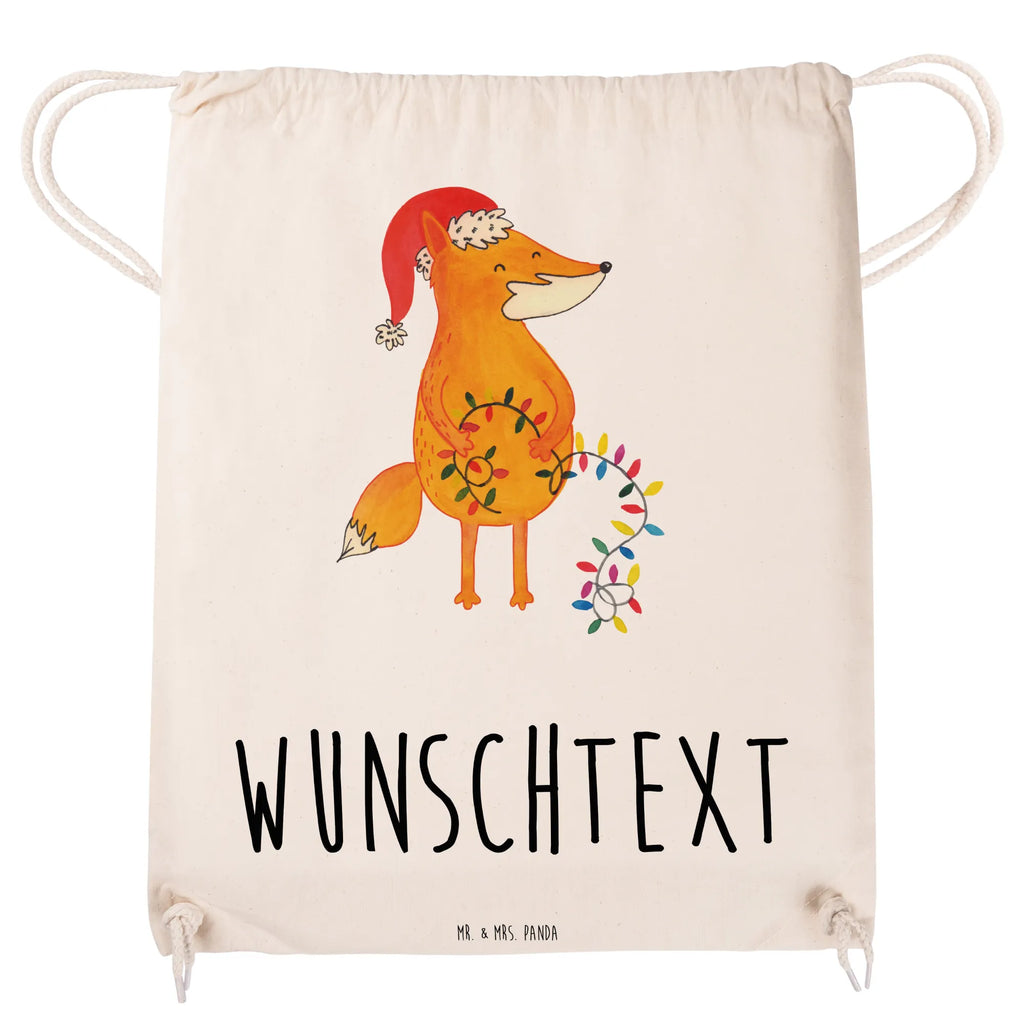 Personalized Sports Bag Fox Christmas Winter, Christmas, Christmas time, snow, Gift Christmas, Saying beautiful, Foxes, Santa Claus, Fox, Christmas Eve
