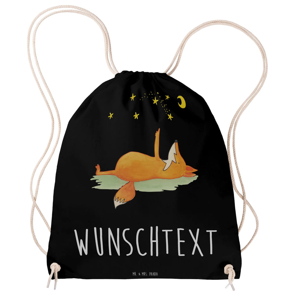 Personalized Sports Bag Fox Stars fox, foxes, forest wildlife, clever as a fox, animal lover, words of consolation, Saying positive, Romance, Fox, Always Look on the Bright Side of Life, Saying beautiful