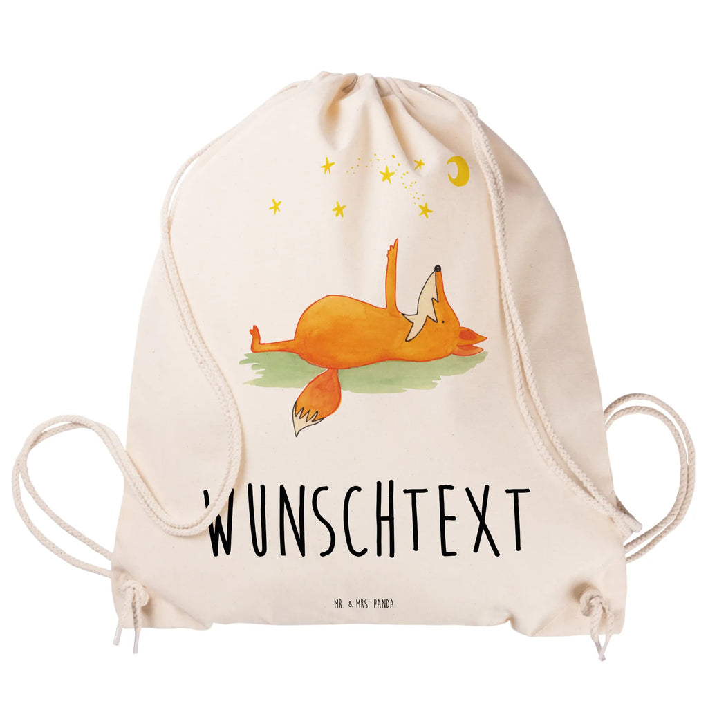 Personalized Sports Bag Fox Stars fox, foxes, forest wildlife, clever as a fox, animal lover, words of consolation, Saying positive, Romance, Fox, Always Look on the Bright Side of Life, Saying beautiful