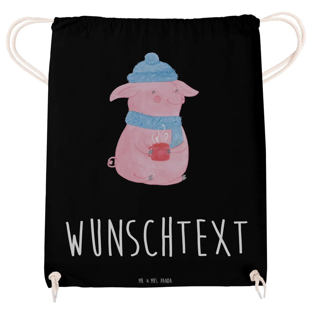 Personalized Sports Bag piggy Mulled wine Winter, Christmas, Christmas time, snow, drunk, Christmas market, saying, mulled wine