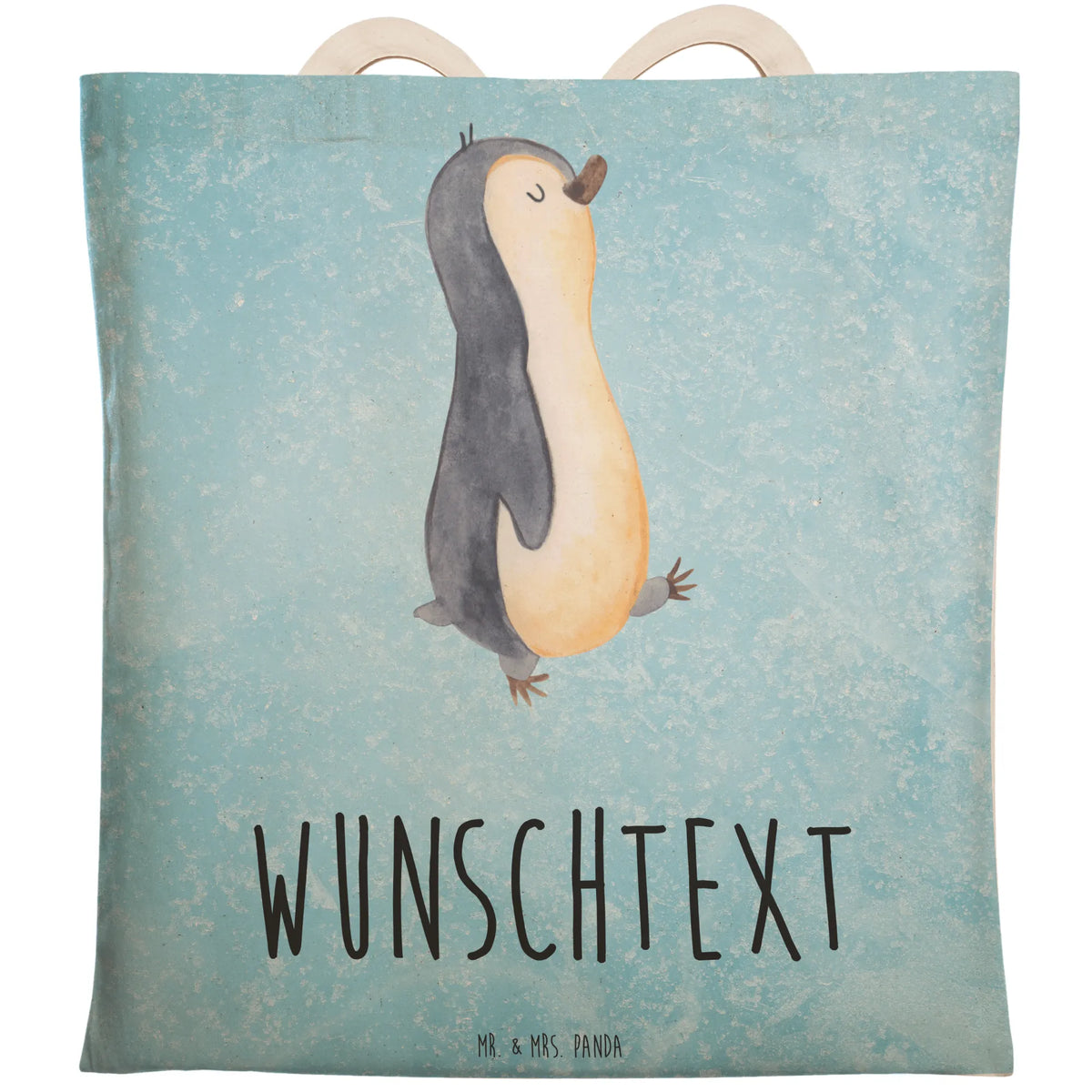 Personalized Shopping Bag Penguin march Penguin, North Pole, Winter, Penguins, penguin, sister, penguins, early riser, family, late riser, brother