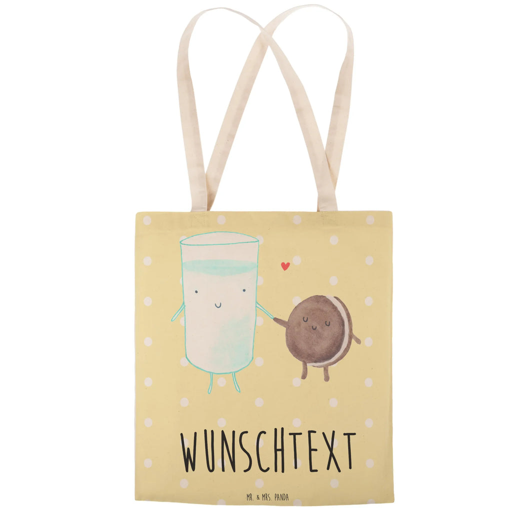 Personalized Shopping Bag milk biscuit small animals, cute, funny, cute animal motives, hand drawn, small world, funny sayings, good mood, happy, gifts, gift ideas, special gifts, animal lover, card, biscuit, perfect couple, invitation breakfast, cookie, motif sweet, romantic, coffee, cookies, Milk, milk