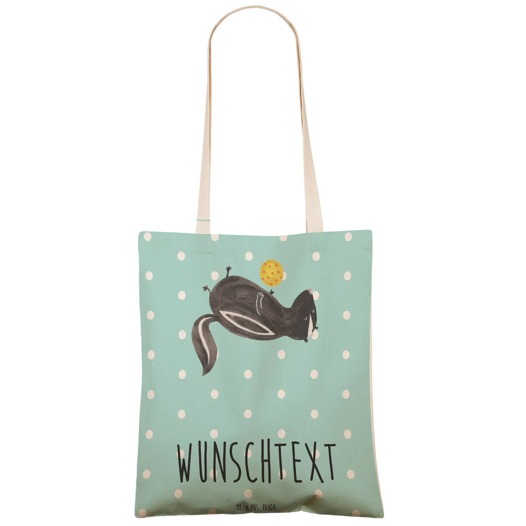 Personalizowana torba na zakupy skunks piłka Stinktier, Skunk