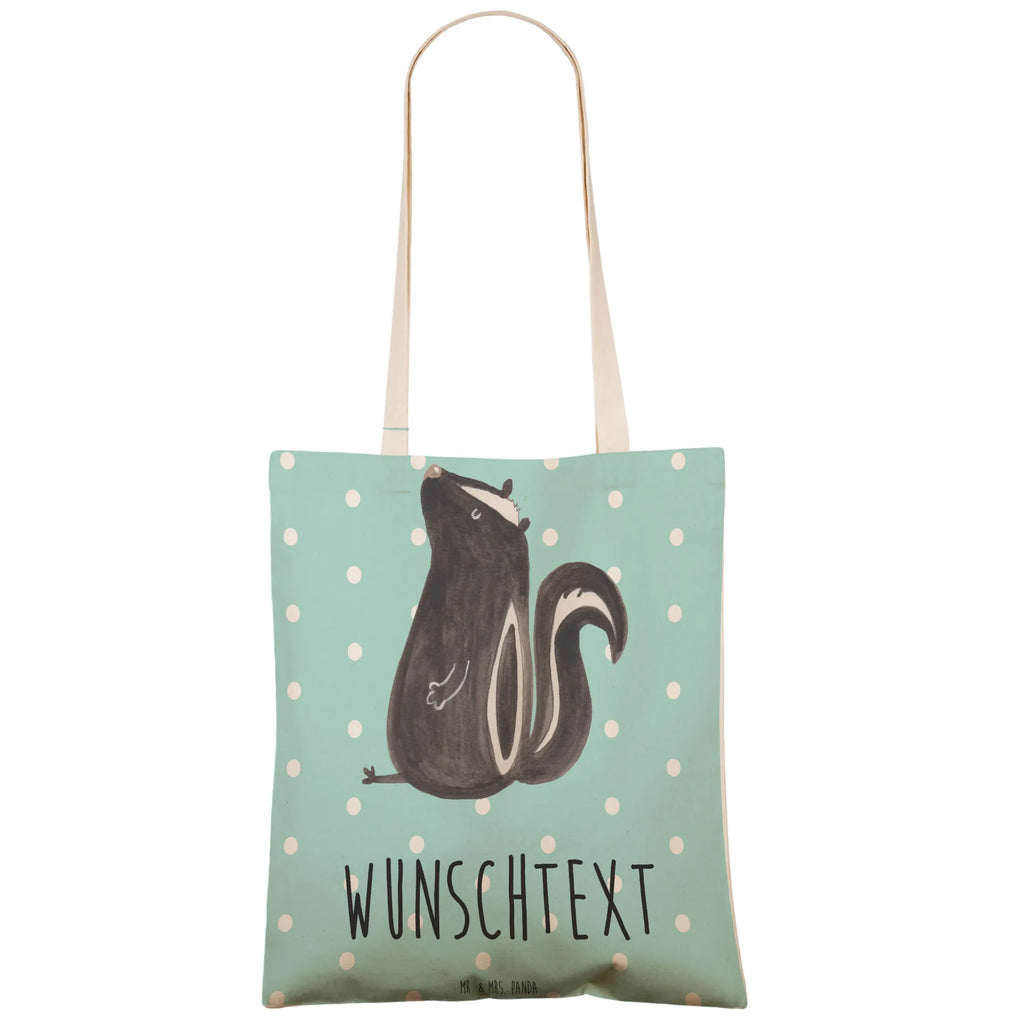 Personalized Shopping Bag skunk Sit Skunk, law, stinky, skunk, know-it-all, wild animal, slogan, office, predator, stinker