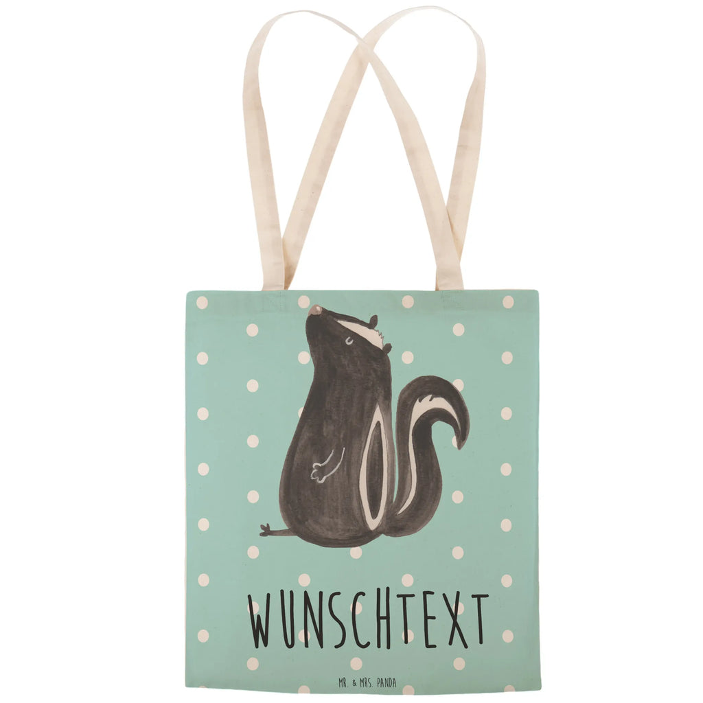Personalized Shopping Bag skunk Sit Skunk, law, stinky, skunk, know-it-all, wild animal, slogan, office, predator, stinker