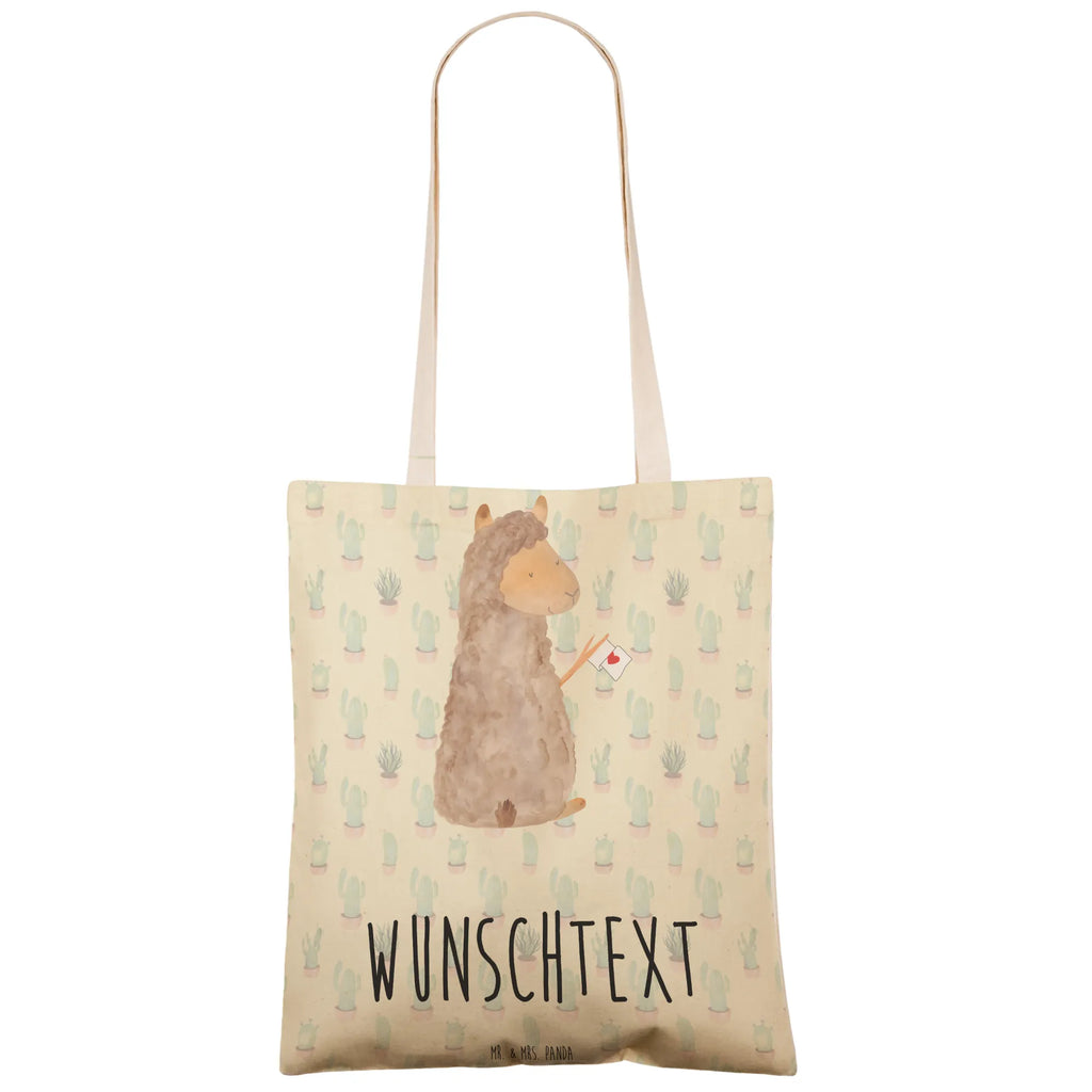 Personalized Shopping Bag alpaca banner alpaca, llama, pako, camel, Peru, animal, favourite animal, Alpaca, llamas, love, alpacas