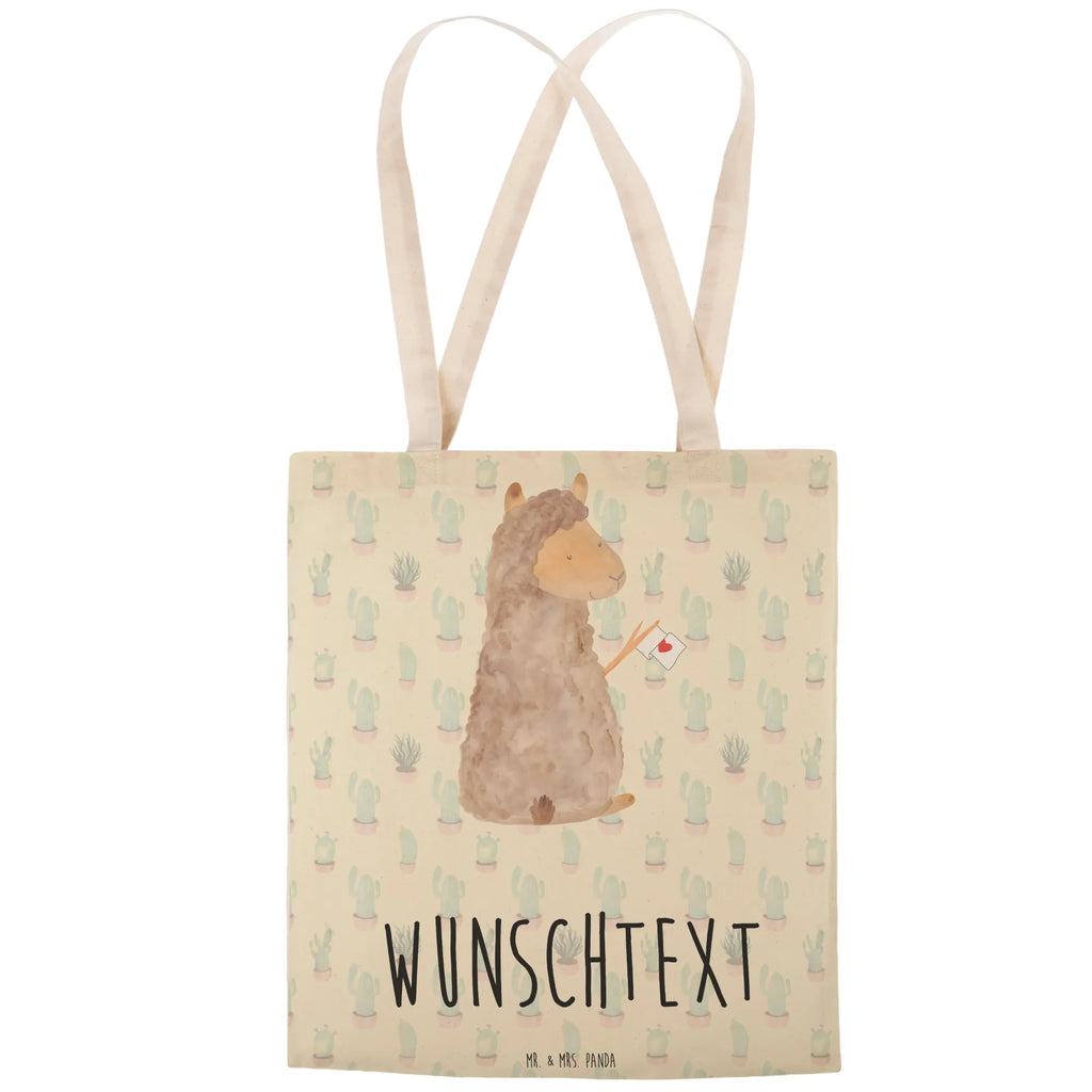 Personalized Shopping Bag alpaca banner alpaca, llama, pako, camel, Peru, animal, favourite animal, Alpaca, llamas, love, alpacas