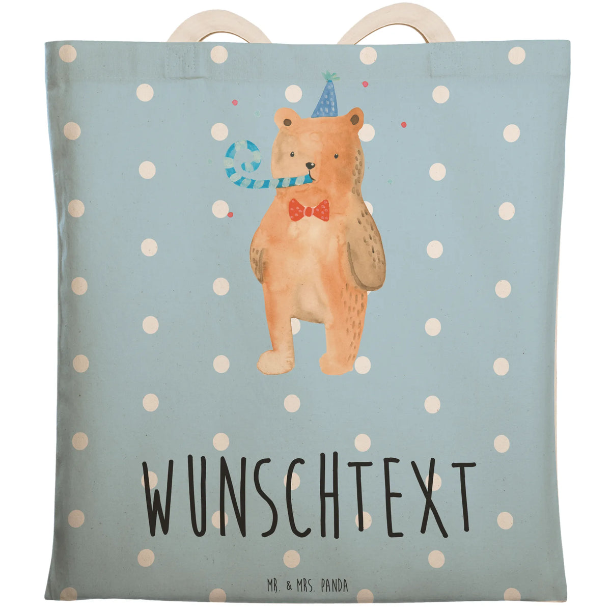 Personalized Shopping Bag bear Birthday teddy bear, cuddly toy
