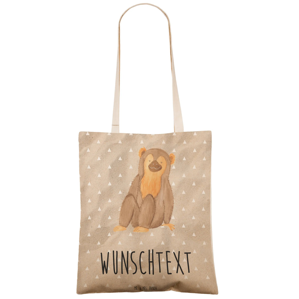 Personalizowana torba na zakupy Małpa Afryka, dzikie zwierzęta