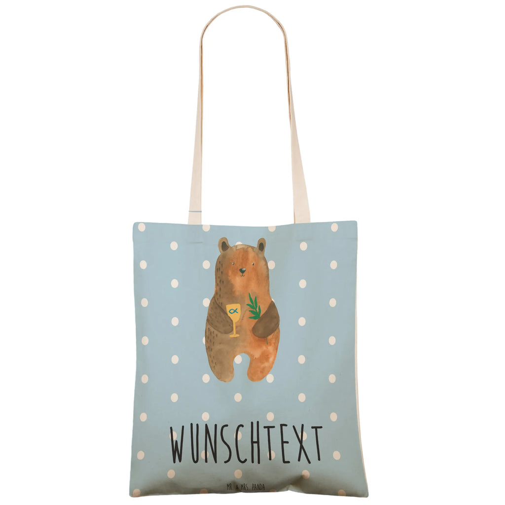 Personalized Shopping Bag bear confirmation bear, teddy, teddy bear, cuddly toy, confirmation, church, service, evangelic