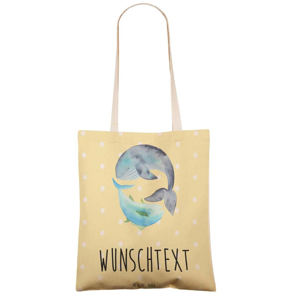 Personalized Shopping Bag whale tuna small animals, cute, funny, cute animal motives, hand drawn, small world, funny sayings, good mood, happy, gifts, gift ideas, special gifts, animal lover, card, whale, flat joke, joke, tuna, word joke funny, choice, flat joke gift, saying funny, saying of the day