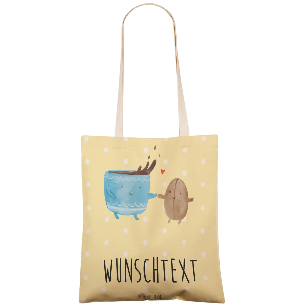 Personalized Shopping Bag Coffee Bean small animals, cute, funny, cute animal motives, hand drawn, small world, funny sayings, good mood, happy, gifts, gift ideas, special gifts, animal lover, card, pleasure, coffee bean, satisfaction, Coffee, happiness