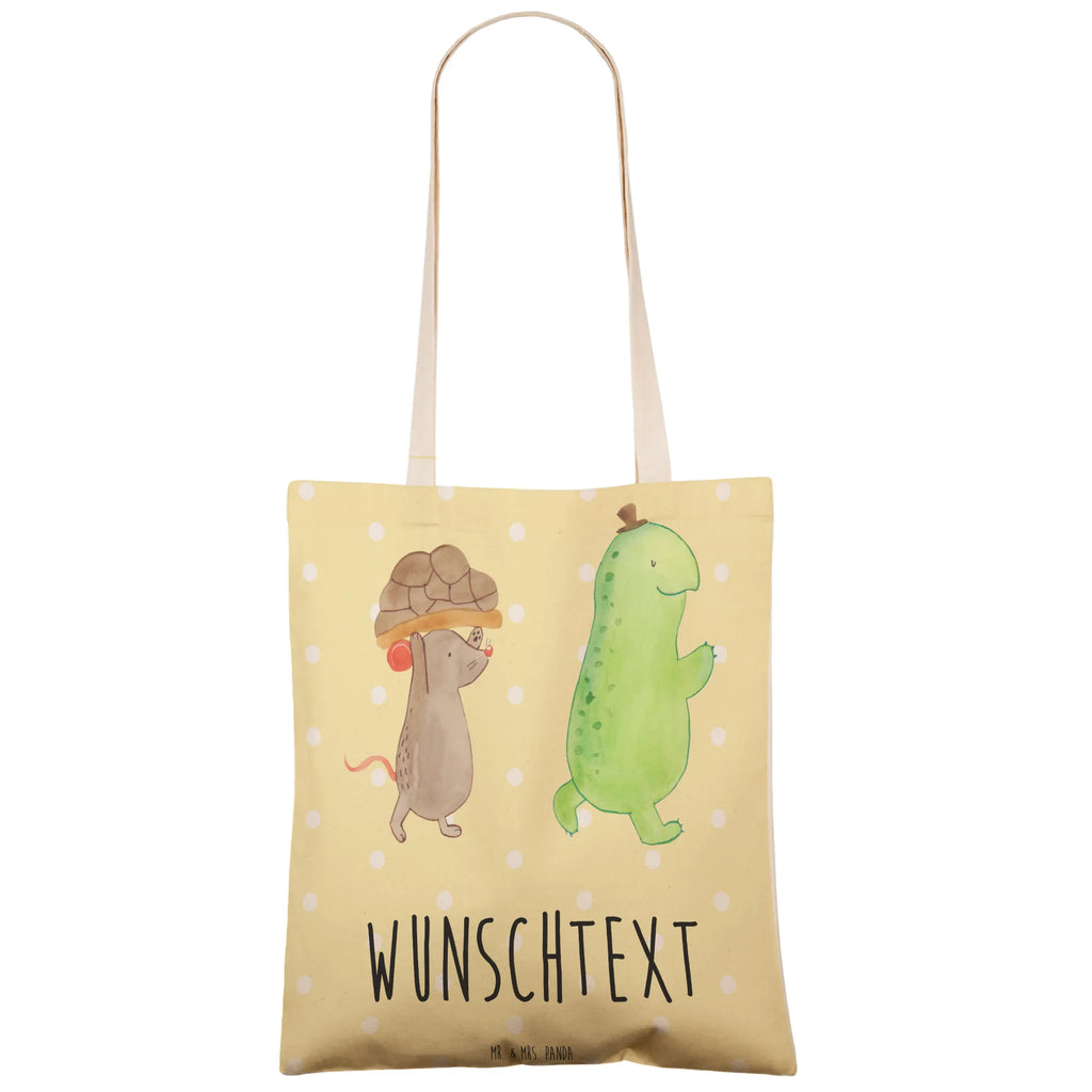 Personalizowana torba na zakupy żółw mysz Skałka