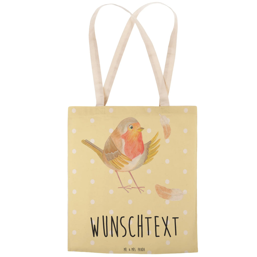 Personalizowana torba na zakupy rudzik Pióra Motywy zwierzęce, dobra energia, zabawne powiedzonka, zwierzęta