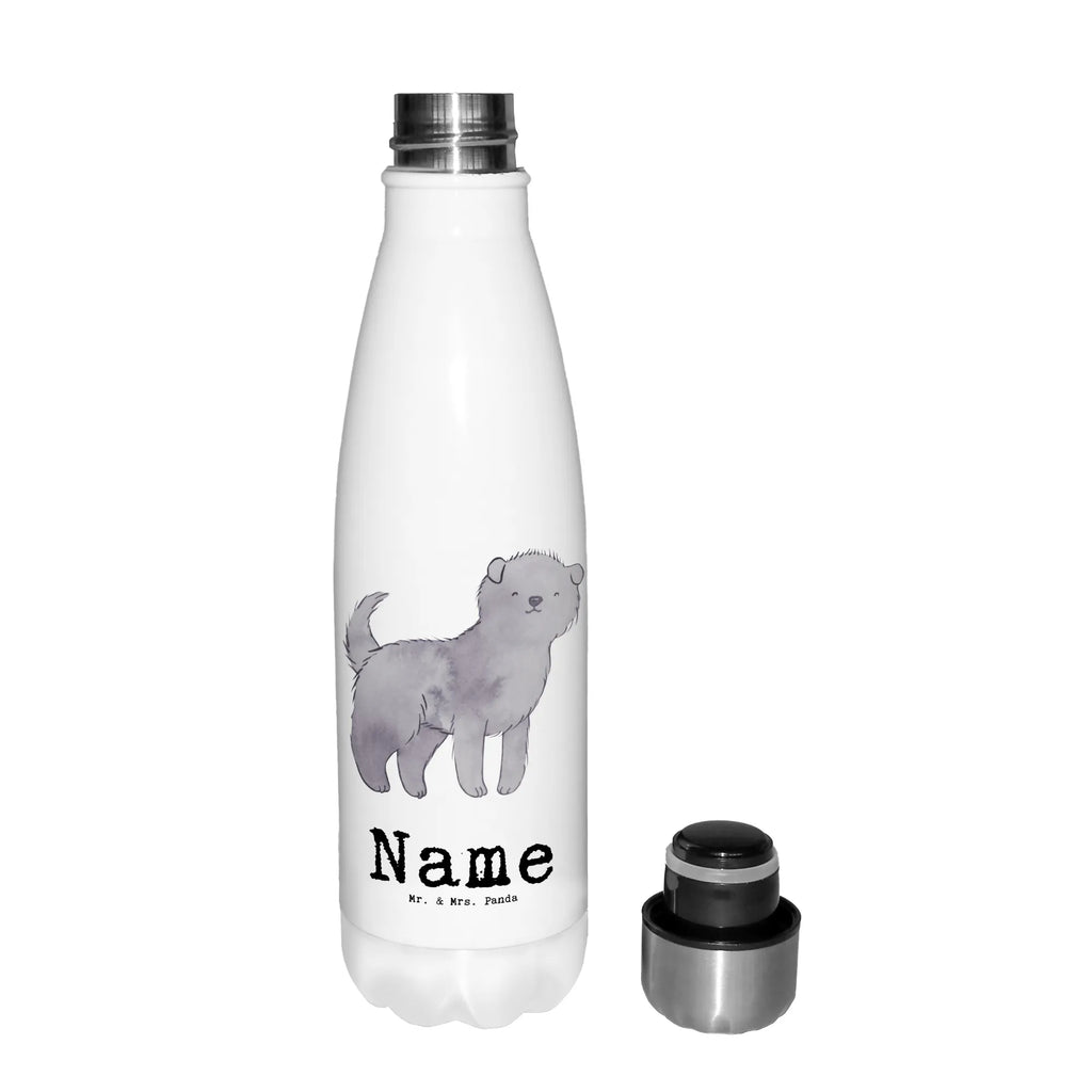 Personalised insulated bottle Affenpinscher Lifesaver Dog, dog breed, purebred dog, dog owner, gift, animal lover, giving, puppy