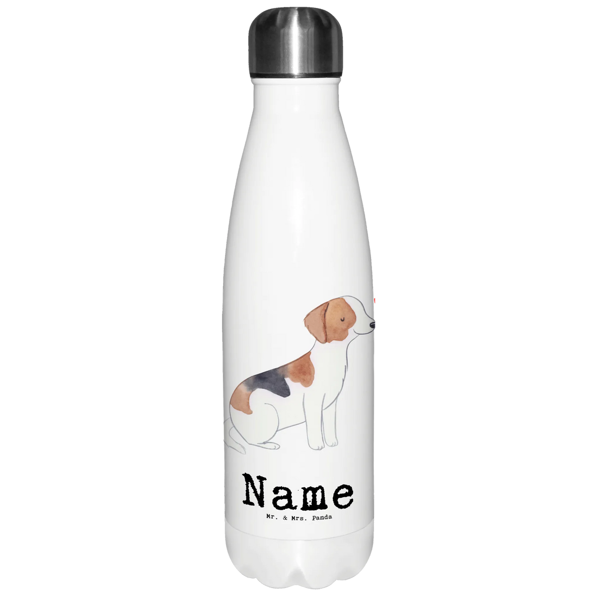 Personalised insulated bottle Foxhound Lifesaver Dog, dog breed, purebred dog, dog owner, gift, animal lover, giving, puppy