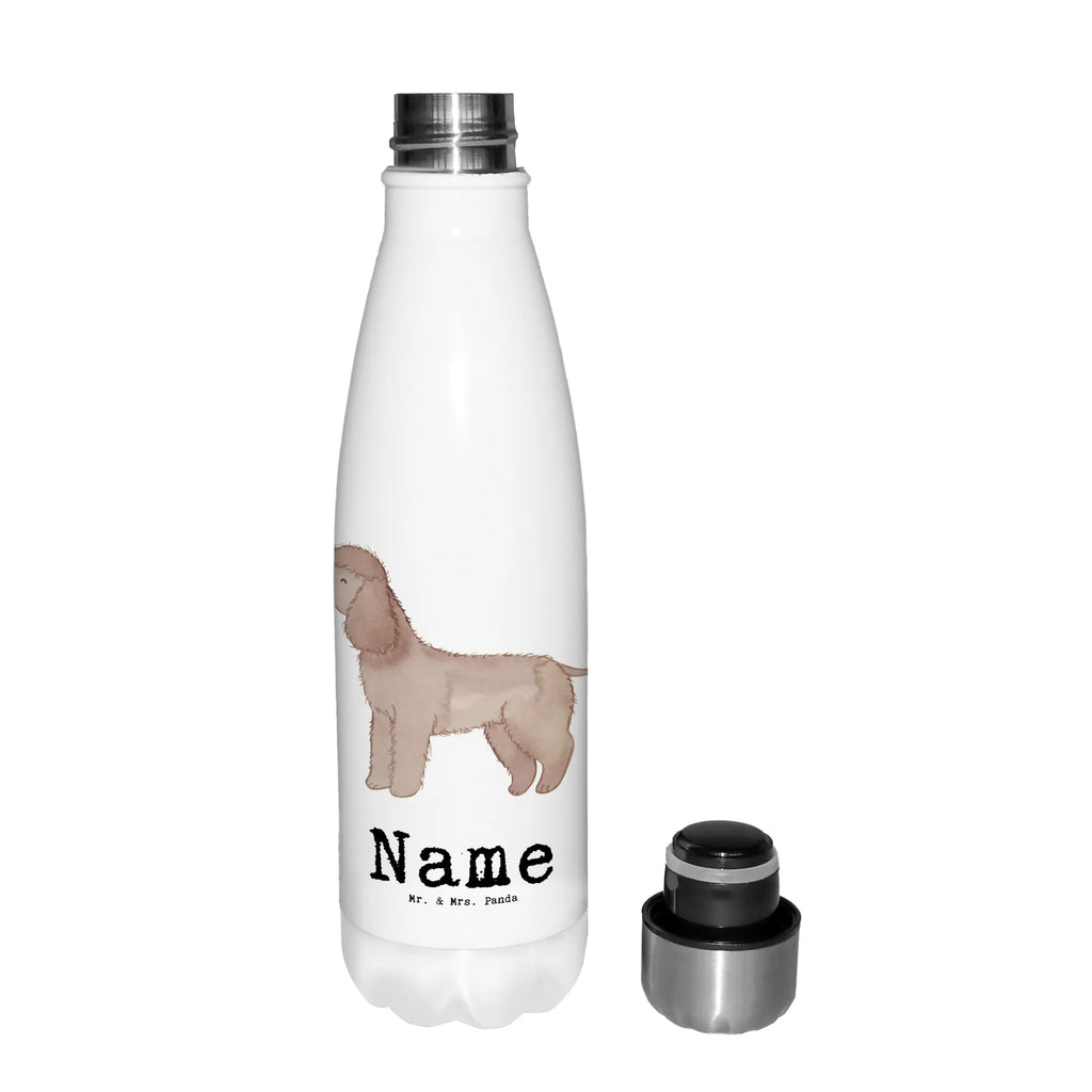 Personalised insulated bottle Irish Water Spaniel Lifesaver Dog, dog breed, purebred dog, dog owner, gift, animal lover, giving, puppy