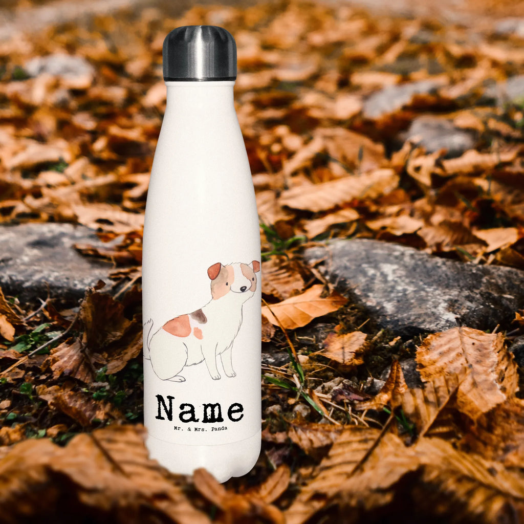 Personalised insulated bottle Jack Russell Terrier Lifesaver Dog, dog breed, purebred dog, dog owner, gift, animal lover, giving, puppy