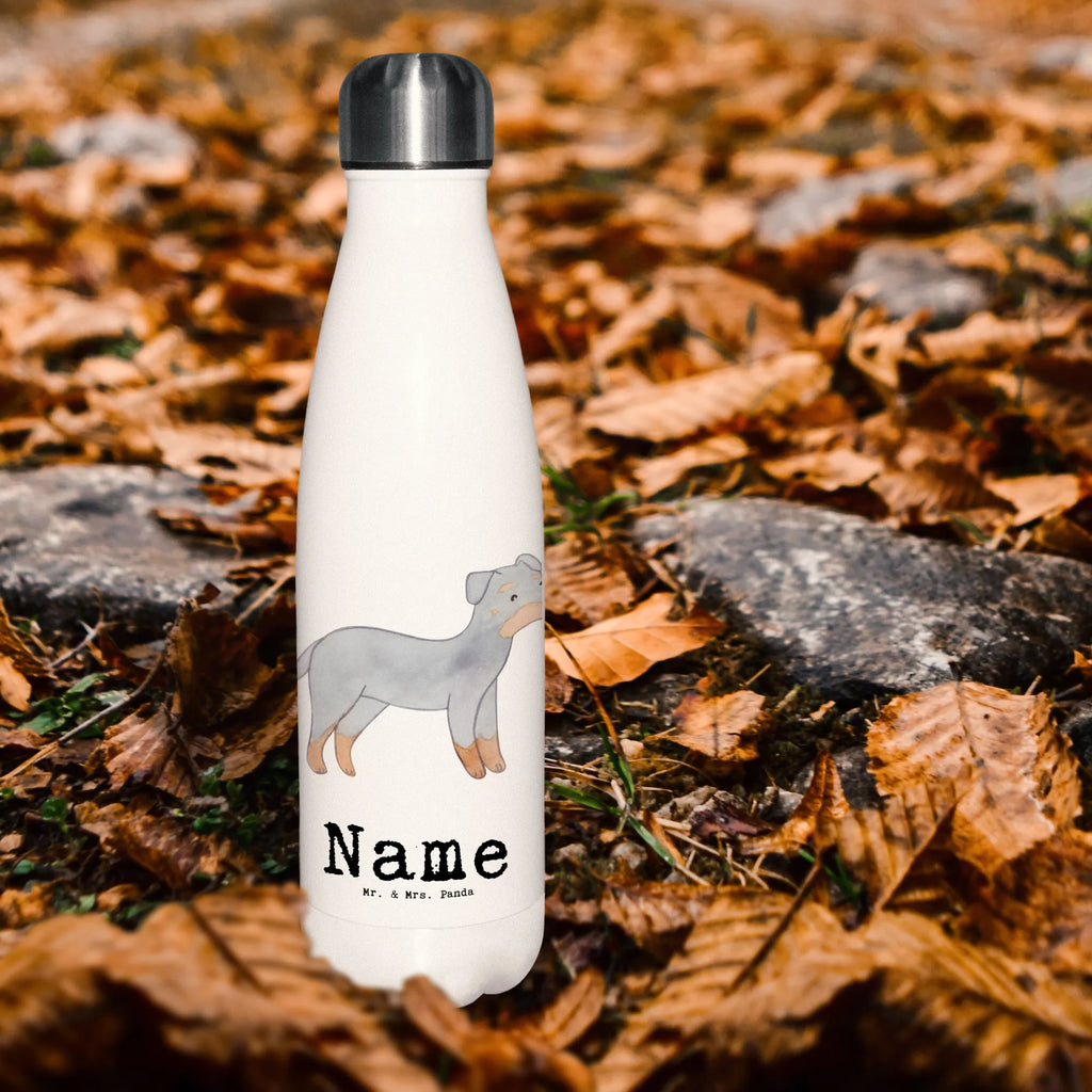 Personalised insulated bottle Manchester Terrier Lifesaver Dog, dog breed, purebred dog, dog owner, gift, animal lover, giving, puppy