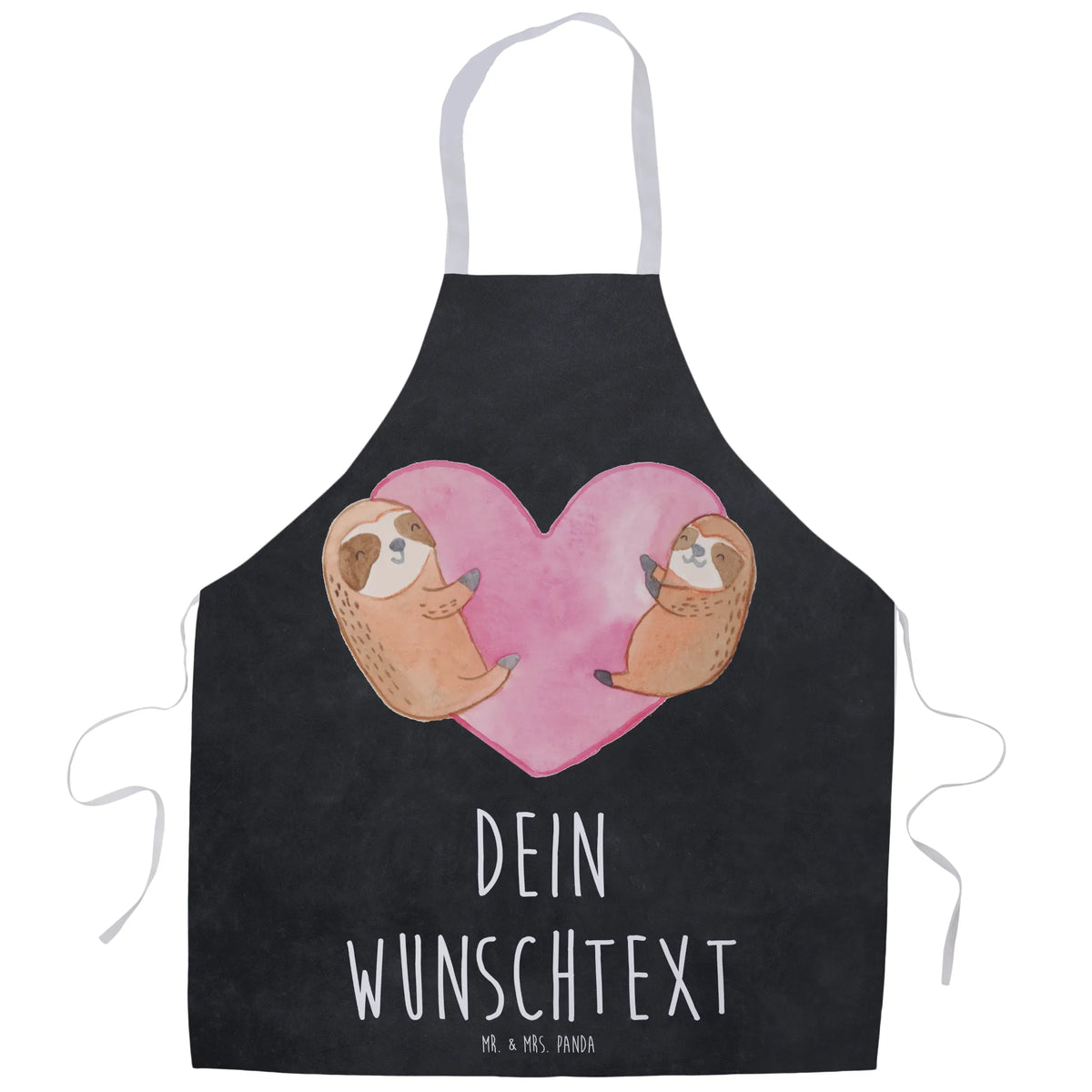 Personalized Cooking Apron sloths Heart Love gift, gift for her, gift for him, anniversary gift, Loving, Two, Together, Marriage, Proposal of marriage, Valentine's Day Gift for Women Love Gift Anniversary Wedding Anniversary Party Favor Gift for Girlfriend Gift for Partner Boyfriend Gift Token of Love for Men for Husband