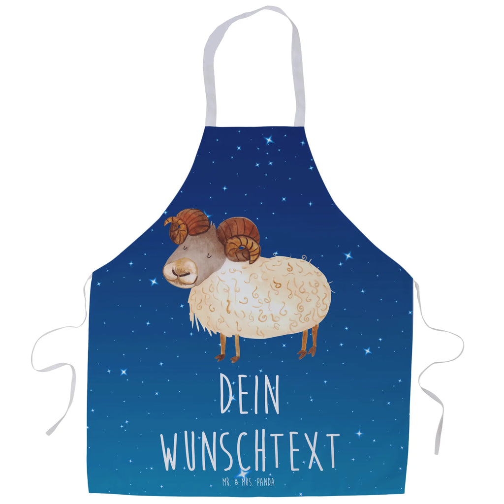 Personalized Cooking Apron Star sign Aries constellations, birthdays, astrology, zodiac, date of birth, month of birth, April gift, April birthday, Aries gift, March birthday, Aries star sign, March gift, ram