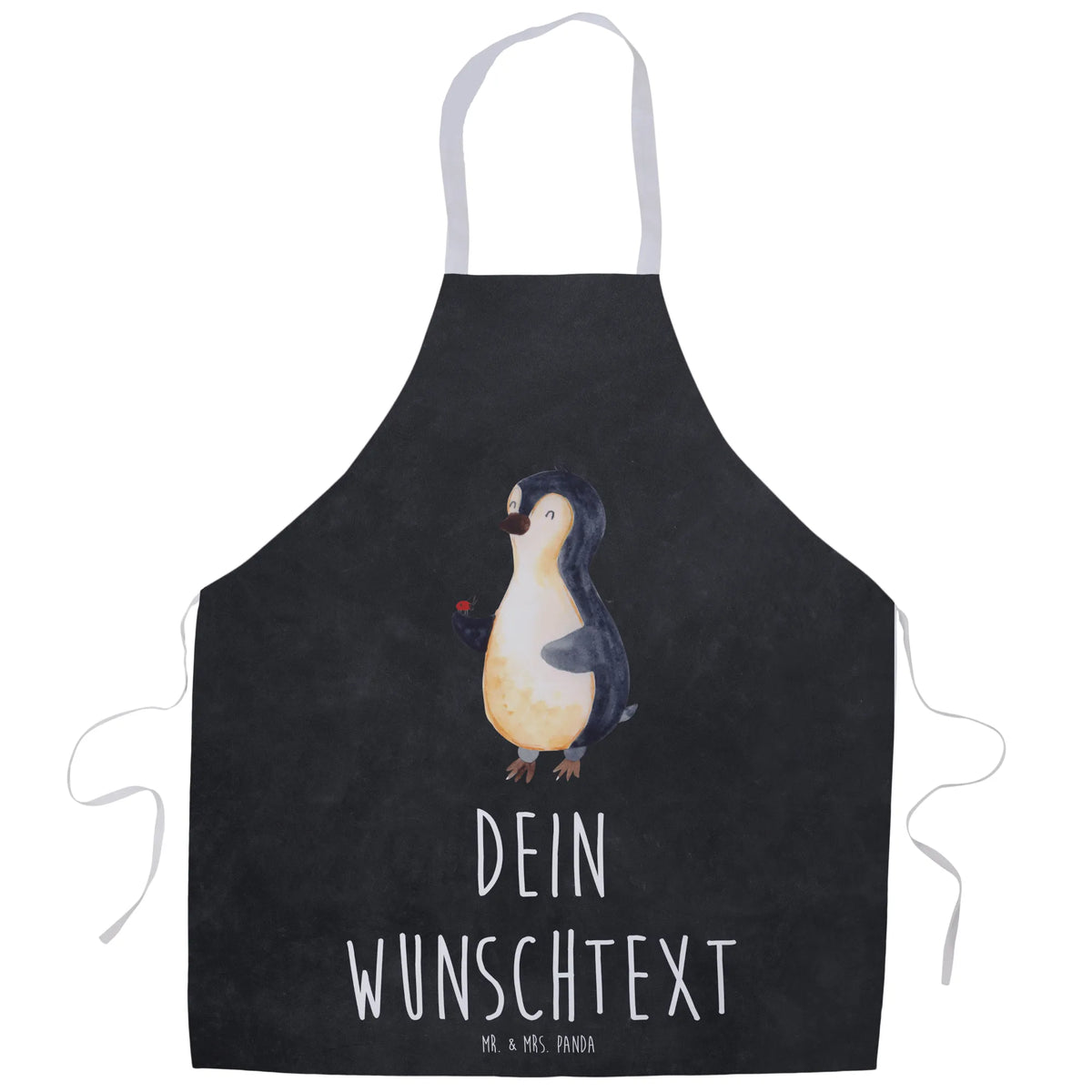 Personalized Cooking Apron Penguin ladybug North Pole, Penguins, joy, wonder, penguins, ladybird, joy of life