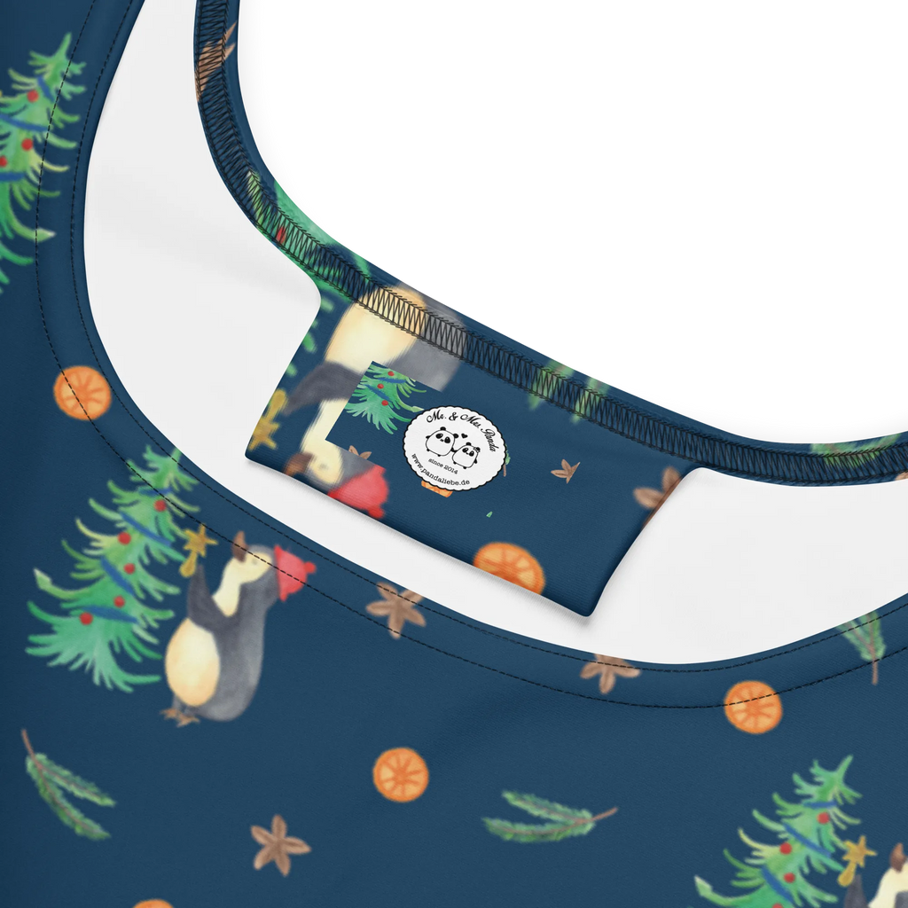 Summer dress penguin Christmas tree Skaterkleid, Kleid, Sommerkleid, Winter, Weihnachten, Weihnachtsdeko, Nikolaus, Advent, Heiligabend, Wintermotiv, Pinguin