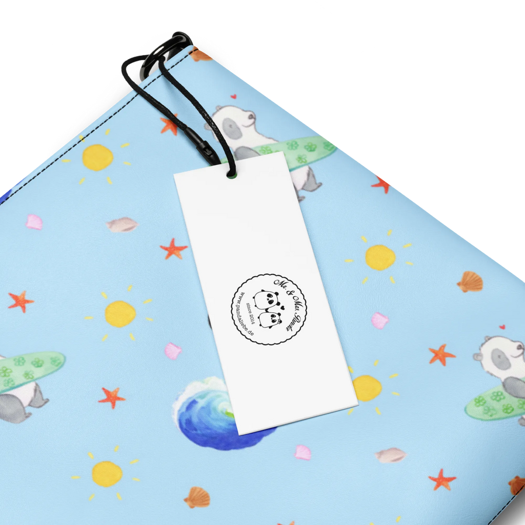 Handbag Penguin surfer designer handbag, handbag, shoulder bag, crossbody bag, tote bag, clutch, fashion bags, messenger bag, satchel, women's handbags, purse, leather handbag, Penguin, North Pole, Winter, Penguins, wave riding, surfing, surfers, Hawaii, waves, holidays, penguins, Portugal