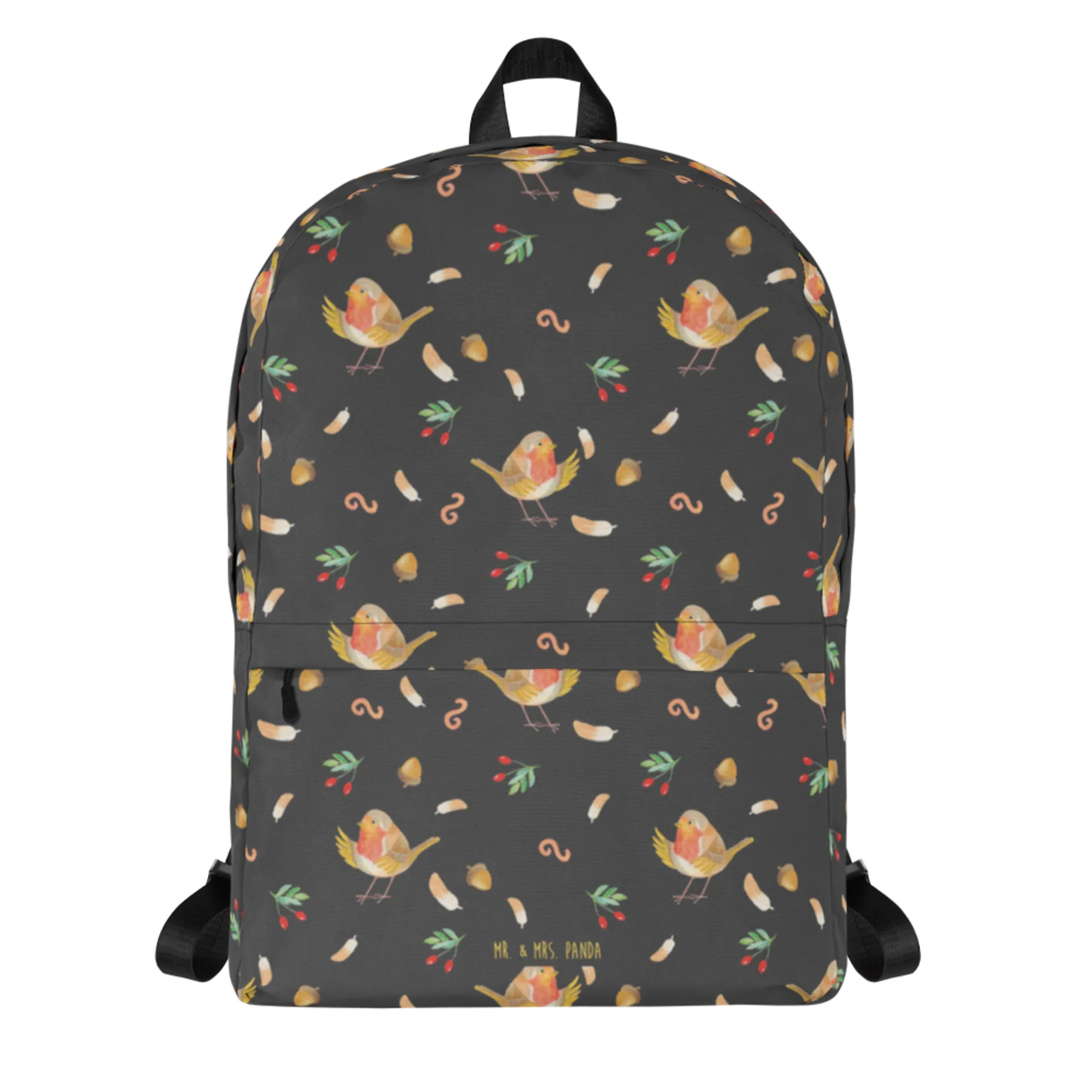 Rucksack Rotkehlchen Federn Muster
