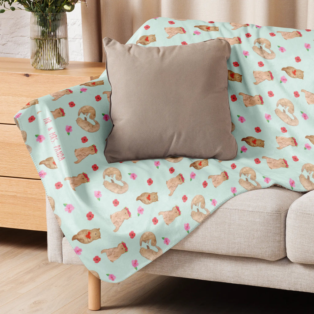 Sherpa Kuscheldecke Otter Herz Muster Otter, Fischotter, Seeotter, Hochzeitstag, Liebesbeweis, Herz, Liebesgeschenk, Jahrestag, Love You, Gemeinsames Leben, Verlobung, Liebe, Bessere Hälfte