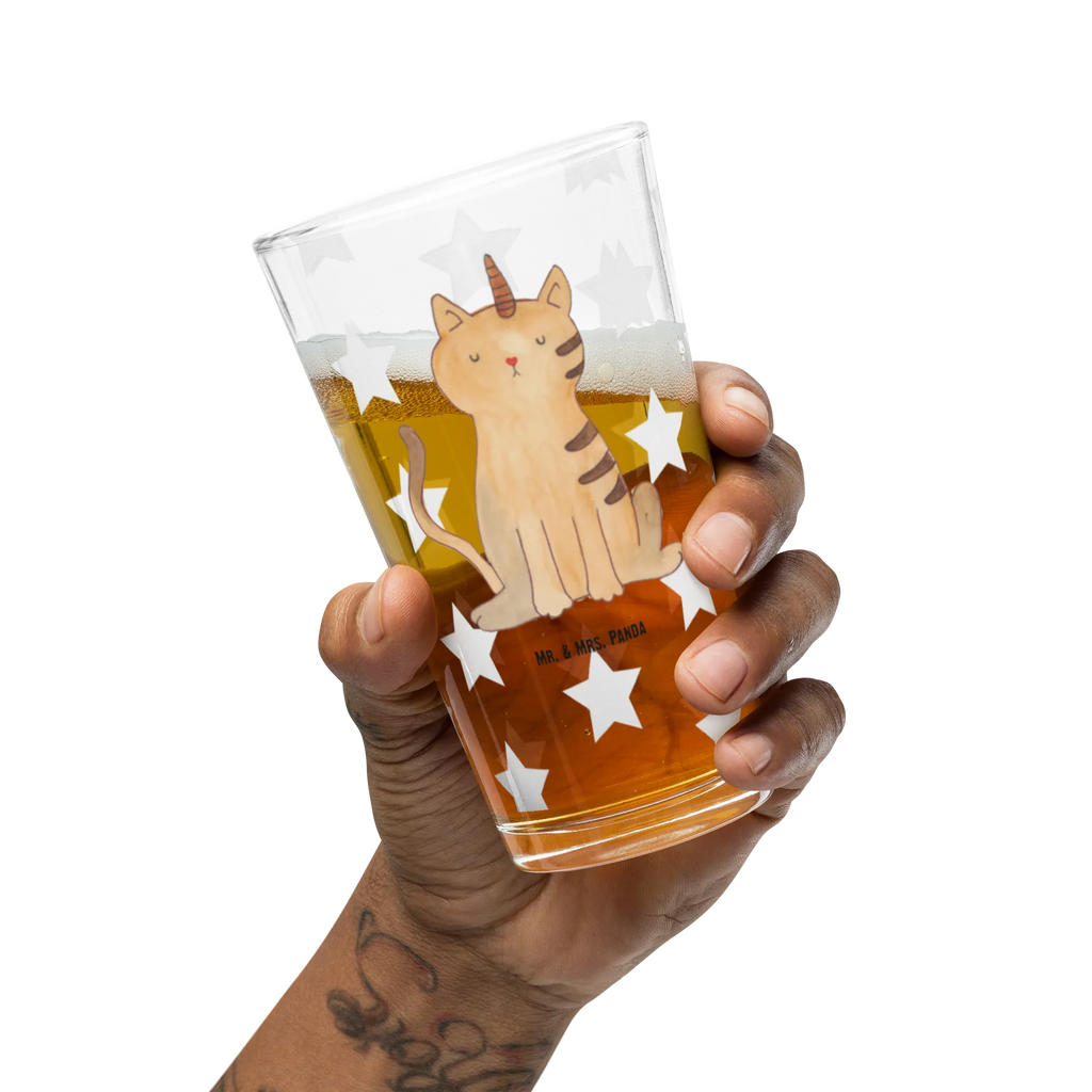 Premium drinking glass unicorn Cat highball glass, lead-free crystal glass, beer glass, cocktail glass, glass, stemware, pint glass, water glass, tumbler, drinking glass, barware, premium glassware, dishwasher safe glass, luxury drinking glass, unicorn, unicorns, cat present, Unicorn, cat lover, Kittycorn, Kitty, Rainbow, Glitter, cat gift