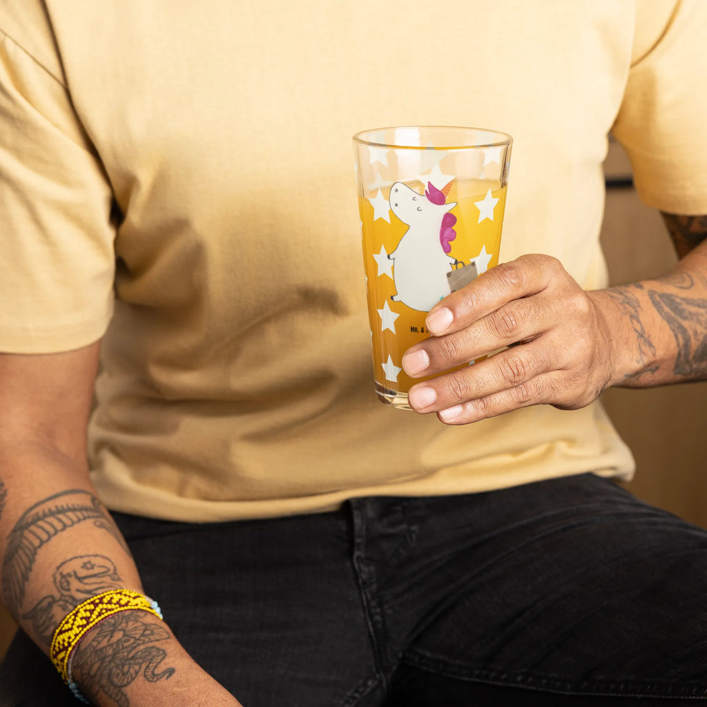 Premium drinking glass unicorn Suitcase dishwasher safe glass, beer glass, luxury drinking glass, highball glass, drinking glass, lead-free crystal glass, pint glass, barware, cocktail glass, water glass, glass, premium glassware, tumbler, stemware, unicorn, unicorns, traveler gift, luggage, suitcase, traveling, Unicorn, travel, holiday present, adventure