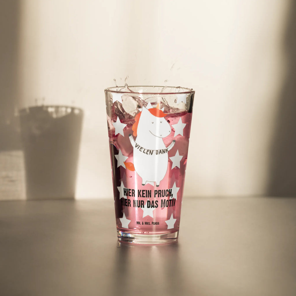 Szklanka do picia premium Jednorożec Dziękuję Jednorożec, jednorożce, dekoracje jednorożca, jednorożec