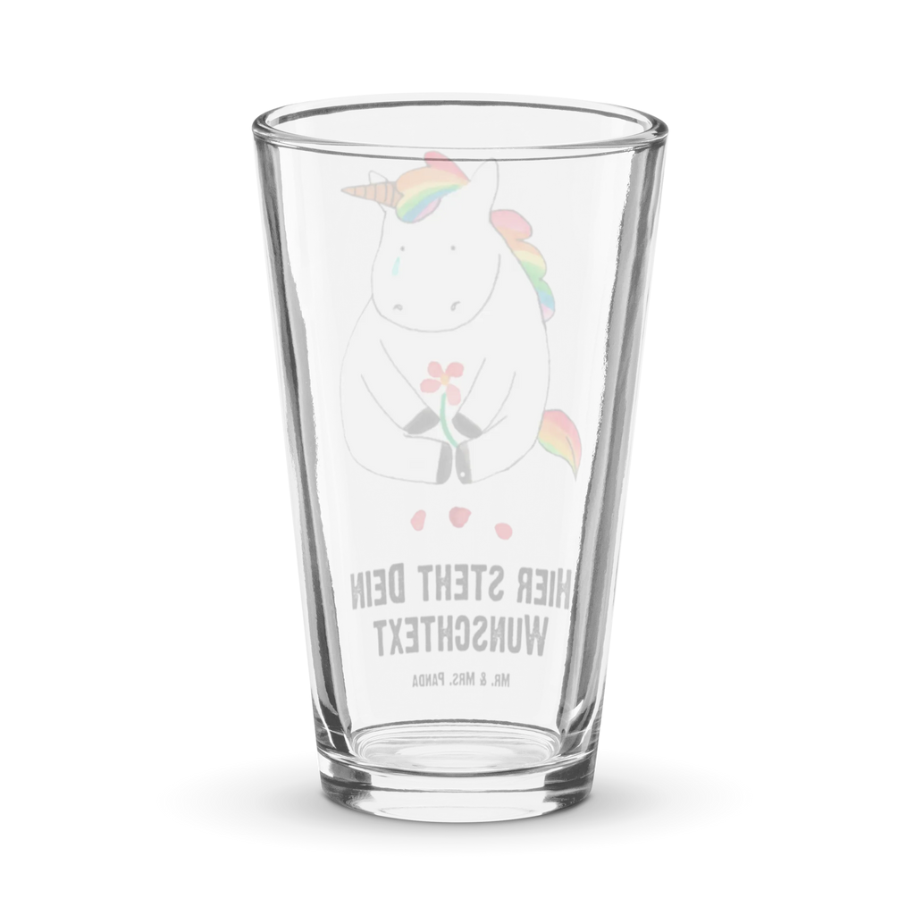 Personalized Drinking Glass unicorn Sad unicorn, unicorns, flower, glitter, greeting card, Friendship, consoling, friends, Unicorn, grief, love