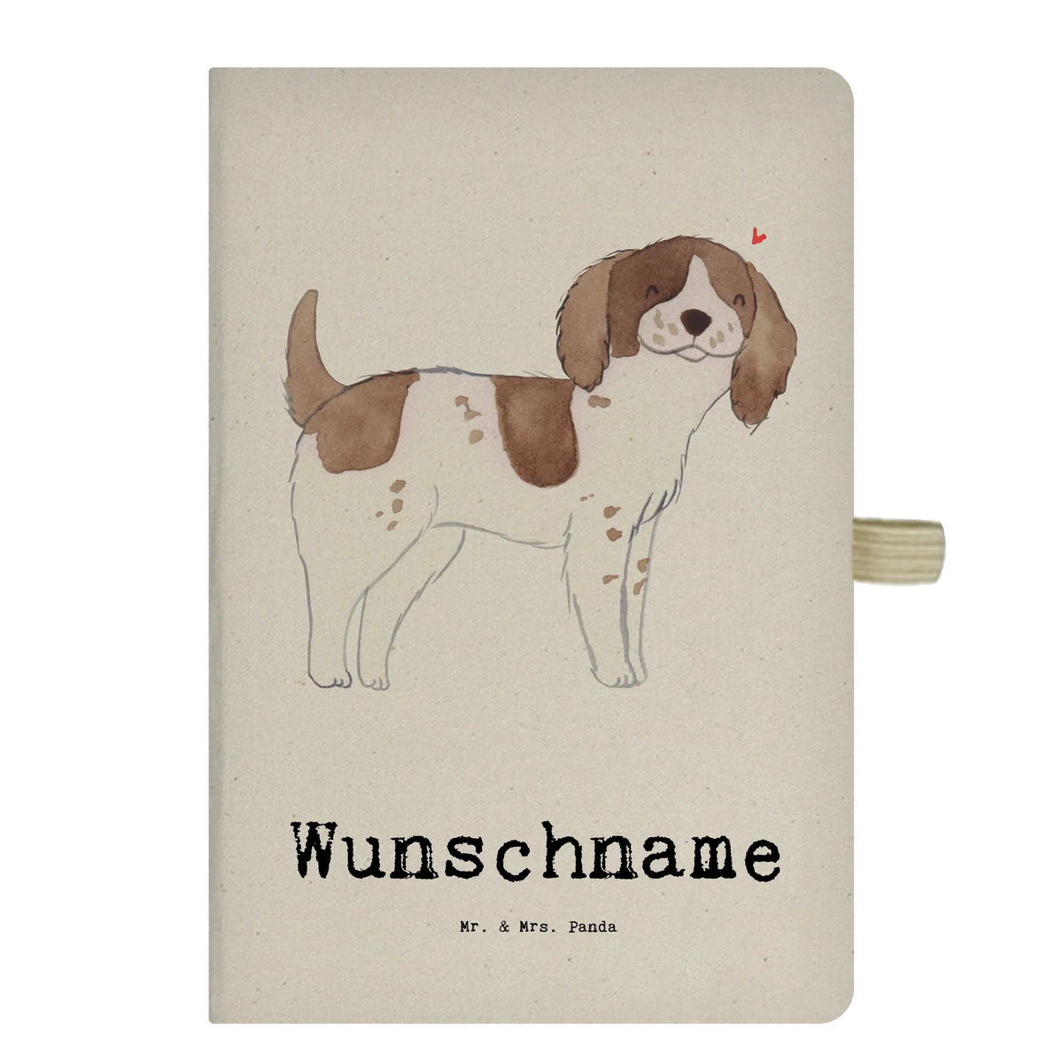 Personalised notebook English Springer Spaniel Lifesaver Dog, dog breed, purebred dog, dog owner, gift, animal lover, giving, puppy
