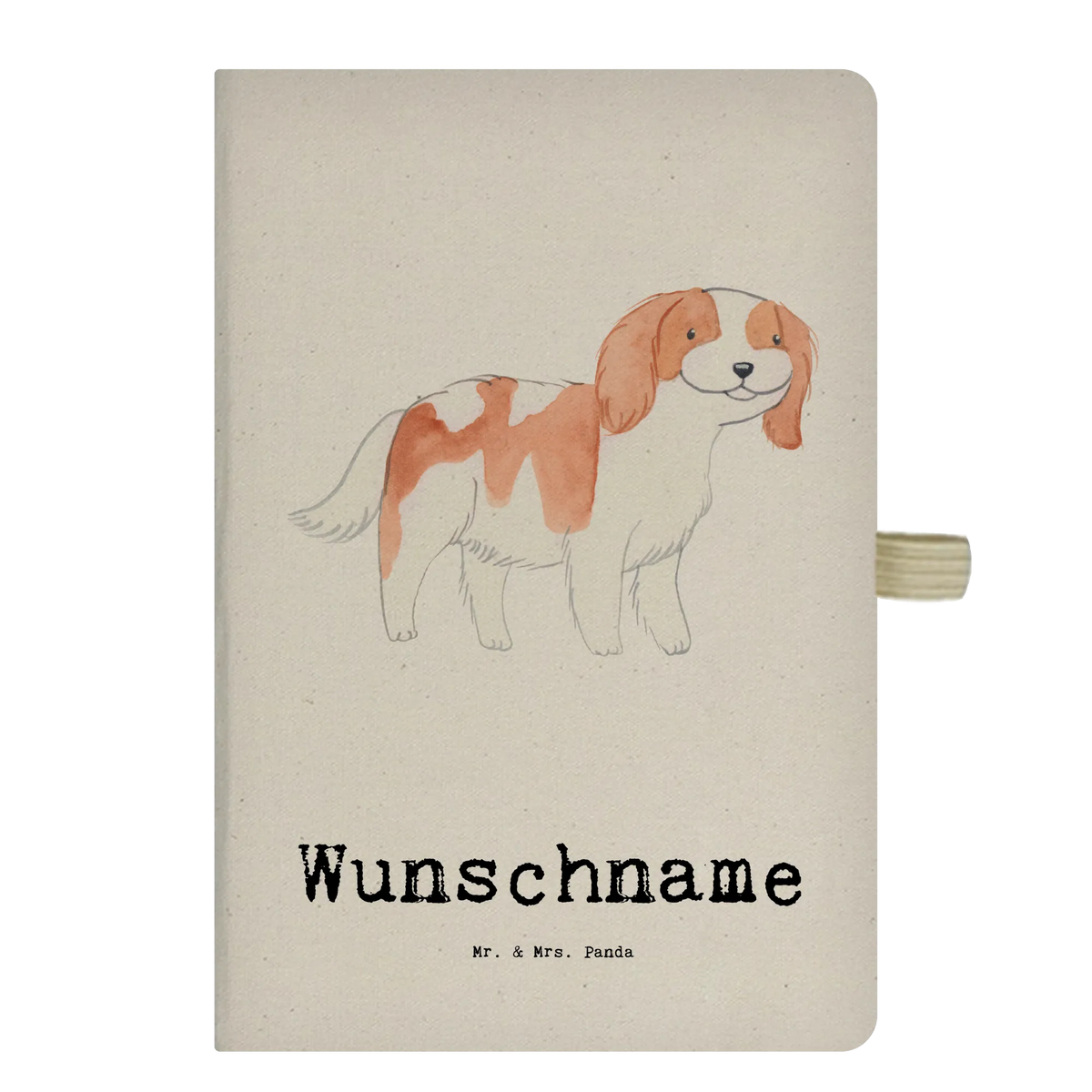 Personalised notebook Cavalier King Charles Spaniel lifesaver Dog, dog breed, purebred dog, dog owner, gift, animal lover, giving, puppy