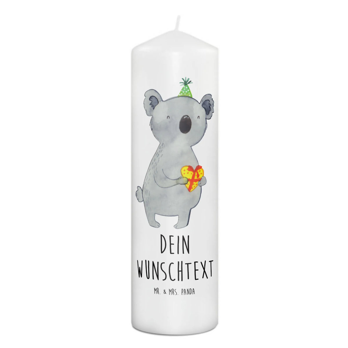 Personalised candle Koala bear Gift Present, Birthday