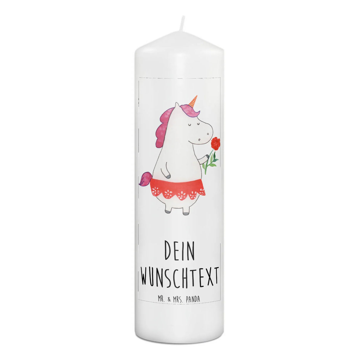 Personalizowana świeca jednorożec dama Jednorożec, dekoracje jednorożca, jednorożce