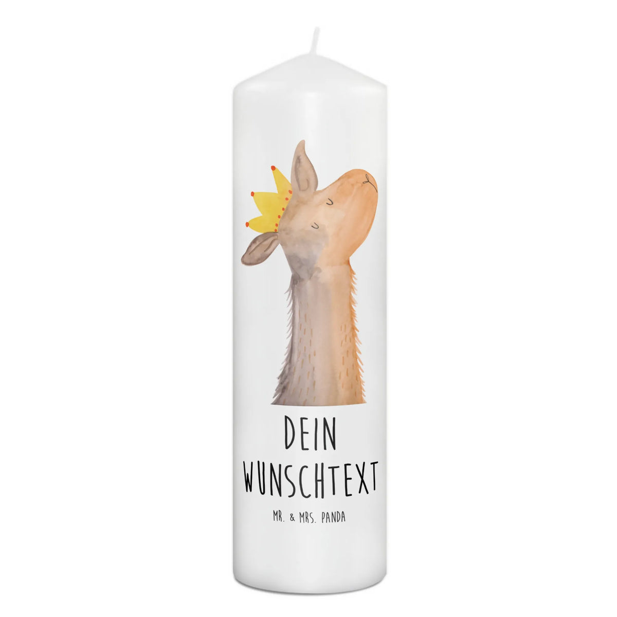 Personalised candle llama head king Llama, alpaca, trendy animal, mum, girlfriend, king, supervisor, colleague, high school graduation, office colleague