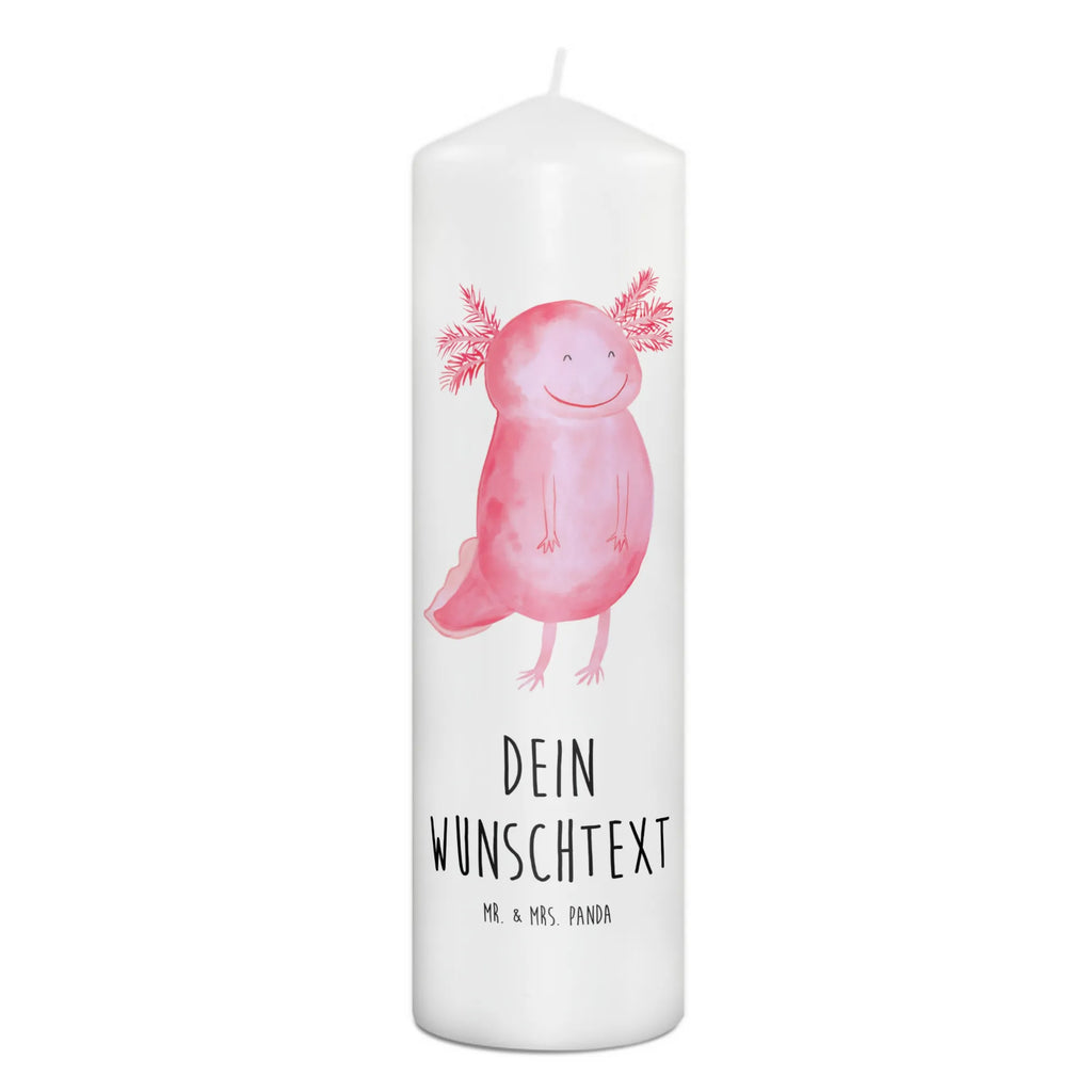 Personalisierte Kerze Axolotl glücklich Kerze, Taufkerze, Kommunionskerze, Geburtstagskerze, Geschenk Kerze, Taufgeschenk Kerze, Kerze mit Druck, Besondere Kerze, Geschenkidee Kerze, Kerze für Kommunion, kerze personalisiert, personalisierte kerze, personalisierte kerzen, Axolotl, Molch, Axolot, Schwanzlurch, Lurch, Lurche, Motivation, gute Laune