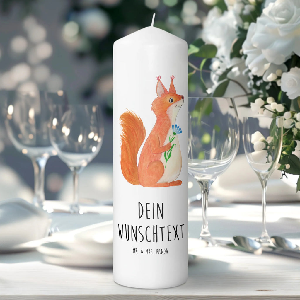 Personalised candle Squirrel flower small animals, cute, funny, cute animal motives, hand drawn, small world, funny sayings, good mood, happy, gifts, gift ideas, special gifts, animal lover, card, positive saying, Squirrel, squirrel, motivation pictures, laughter, happy saying, motivation sayings, saying decoration, fun