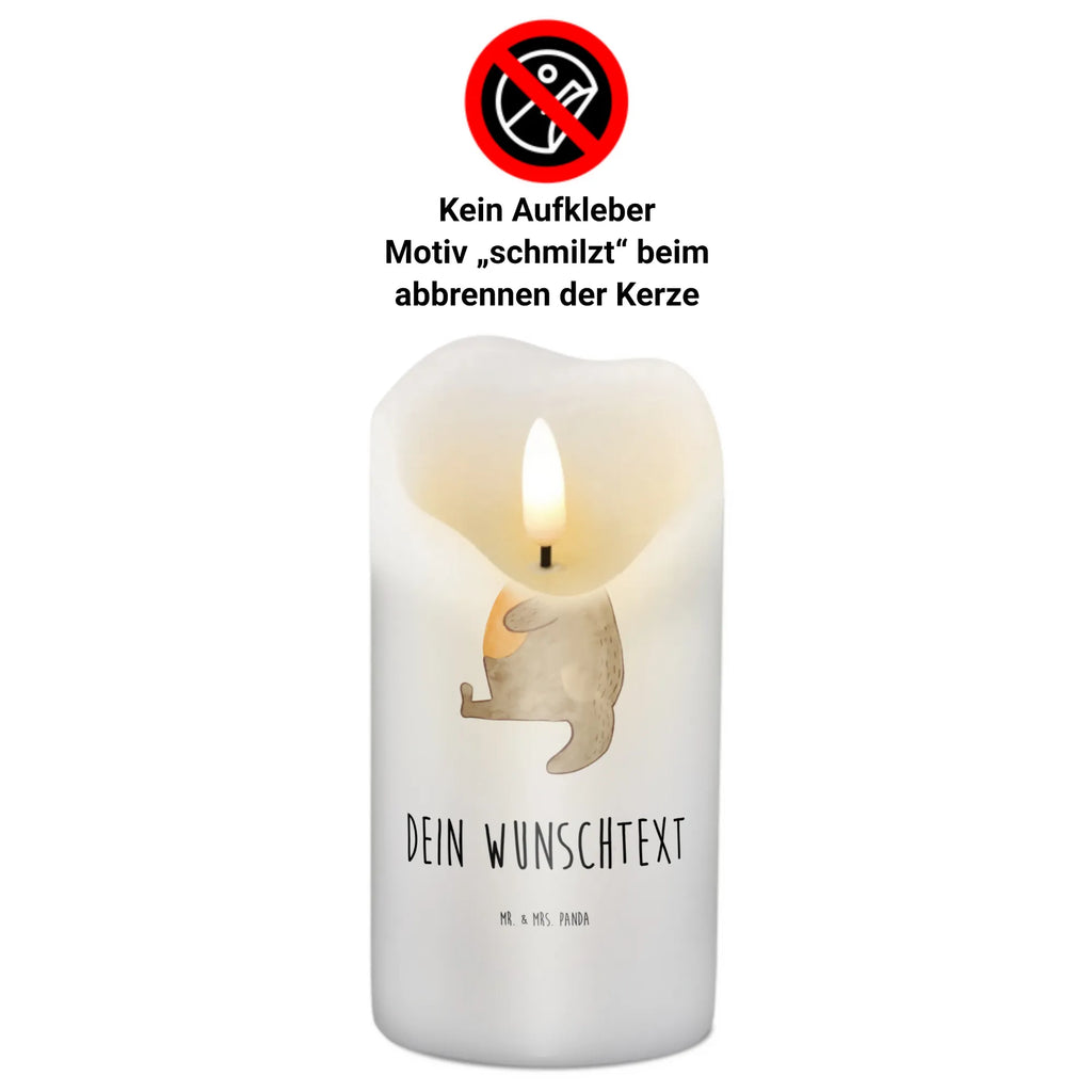 Personalised candle otter Belly otter, marten, sea otter, European otter, water mammal, aquatic animal, baby otter, predator, water, otter gifts, animal lover, gift ideas for animal lovers, animal, mammal, water animal, gifts for people in love, Otter Sea Otter Lake Otter