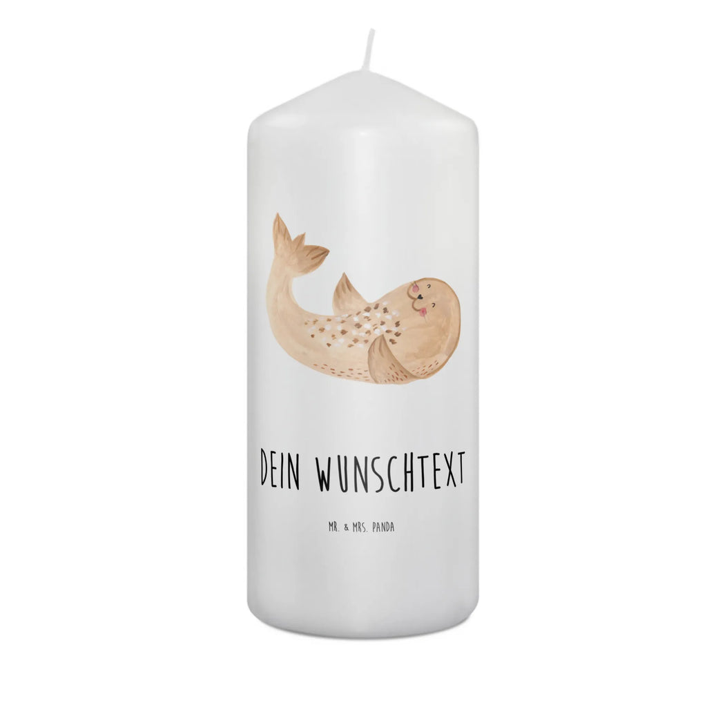 Personalised candle seal Lay small animals, cute, funny, cute animal motives, hand drawn, small world, funny sayings, good mood, happy, gifts, gift ideas, special gifts, animal lover, card, sea animal, beach, Seal, seal, laughter, North Sea, joy, Baltic Sea, seals