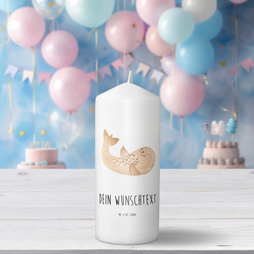 Personalised candle seal Lay small animals, cute, funny, cute animal motives, hand drawn, small world, funny sayings, good mood, happy, gifts, gift ideas, special gifts, animal lover, card, sea animal, beach, Seal, seal, laughter, North Sea, joy, Baltic Sea, seals