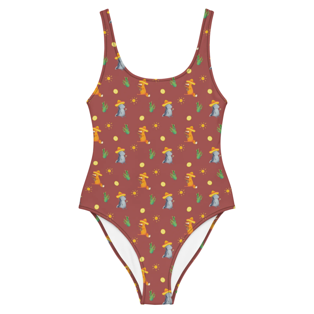 Badeanzug Axolotl Tequila Muster Bademode, Swimsuit, Luxus-Bademode, Badeanzug, Badebekleidung, Rückenfreier Badeanzug, Molch, Axolotl, Mexico, Feuerdrache, Sombrero, Zitrone, Axolot, Schwanzlurch, Tequila, Motivation, Lurch, Lurche, Spruch, Mexiko, Feuersalamander