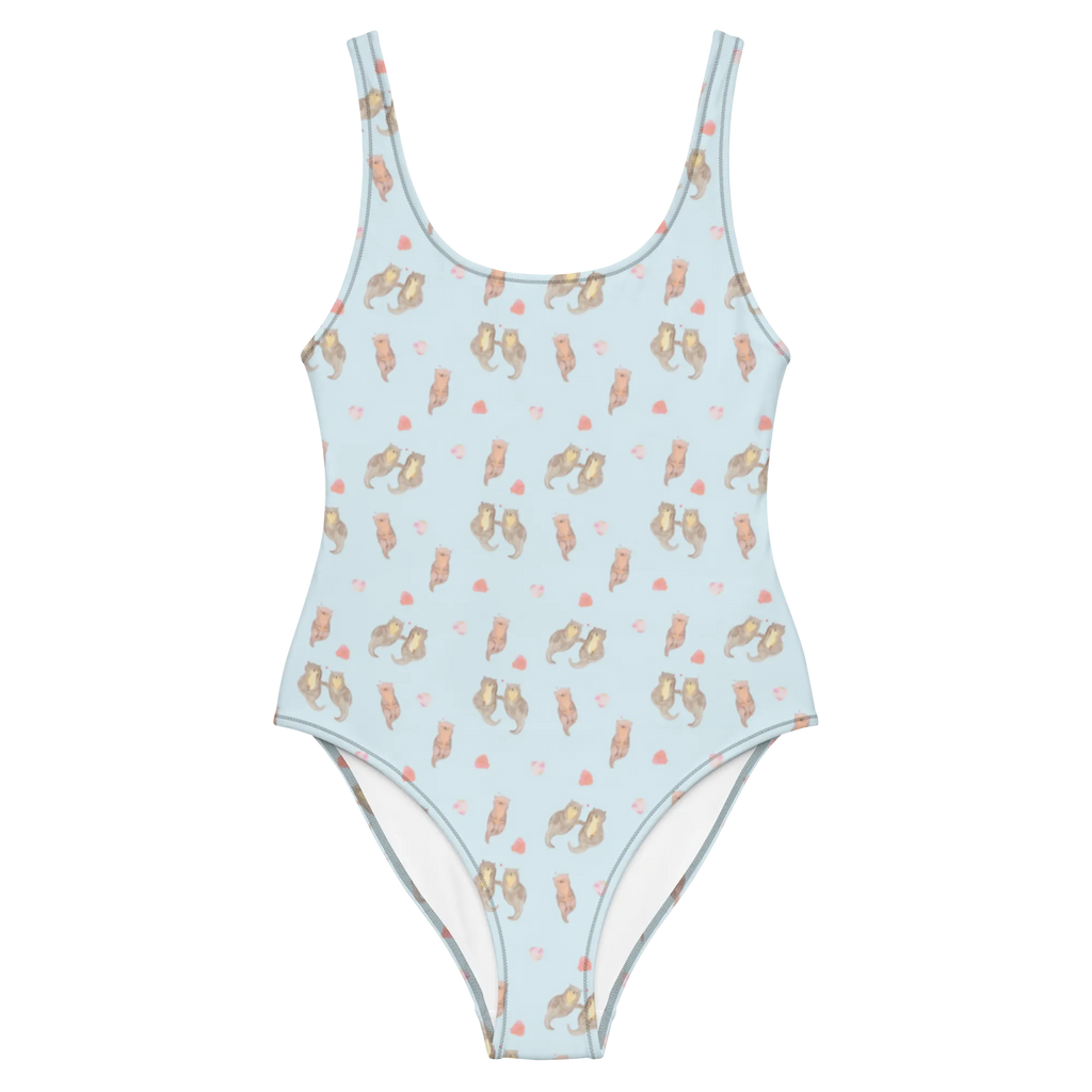 Swimsuit otter holding hands otter, marten, sea otter, European otter, water mammal, aquatic animal, baby otter, predator, water, otter gifts, animal lover, gift ideas for animal lovers, animal, mammal, water animal, gifts for people in love, Otter Sea Otter Lake Otter